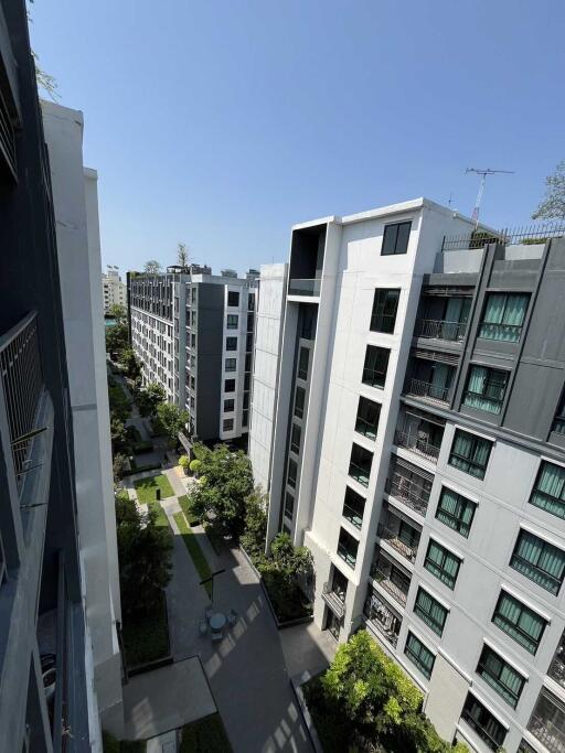 Exterior view of modern residential buildings