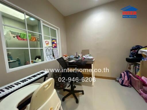 Townhome, 2 floors, 21.4 sq m, Golden Town Village 1. Lat Phrao-Kaset Nawamin Soi Nawamin 42, Intersection 42-11, Nawamin Road, Haprasert Manukit Road 48, Bueng Kum District, Bangkok