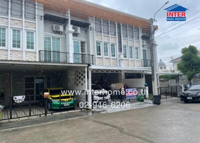 Townhome, 2 floors, 21.4 sq m, Golden Town Village 1. Lat Phrao-Kaset Nawamin Soi Nawamin 42, Intersection 42-11, Nawamin Road, Haprasert Manukit Road 48, Bueng Kum District, Bangkok