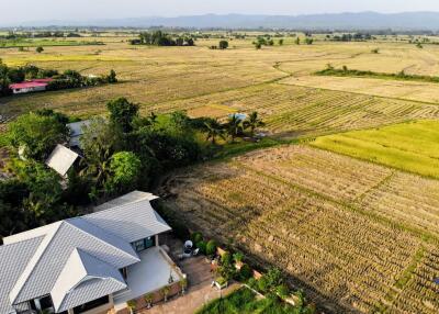 3 Bedroom House in Mae Rim with View over Rice Paddies