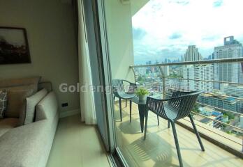 3 Bedrooms Modern Condo with Balcony on high floor - Sukhumvit 21 (Asok)