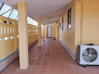 Corridor with ventilation system