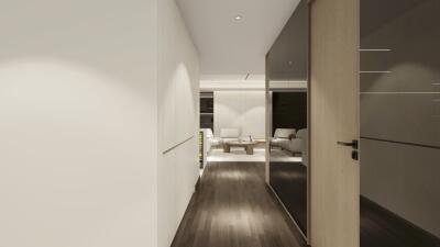 Modern living room with minimalist design