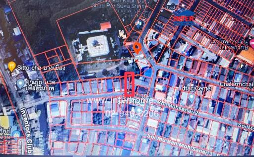 Aerial view of property map