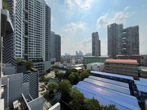 View of modern high-rise buildings and surrounding area