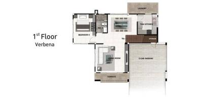 1st Floor layout of Verbena