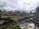 Aerial view of the city