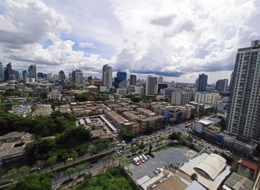 Aerial view of the city