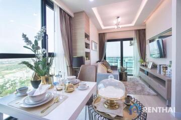 Dusit Grand Condo View 1 bedroom 44 Sq.m. conner unit sea view and city view good price