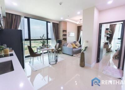 Dusit Grand Condo View 1 bedroom 44 Sq.m. conner unit sea view and city view good price