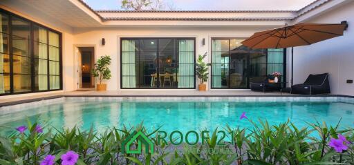 Brand New Pool Villa in Pattaya 3 Bedrooms, Close to Mabprachan Lake For sale