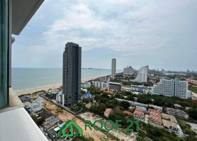 Modern Luxury Sea View 1 Bedroom  Foreign Quota For Sale  Beachfront Condominium Next to Jomtien Beach Pattaya