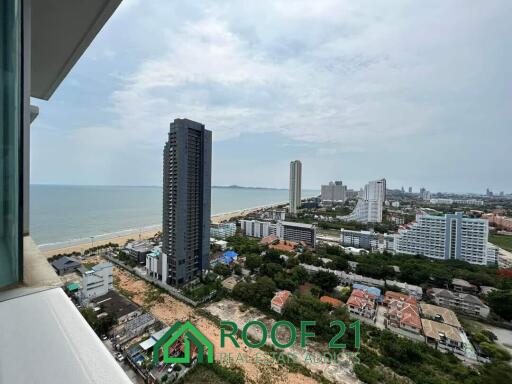 Modern Luxury Sea View 1 Bedroom  Foreign Quota For Sale  Beachfront Condominium Next to Jomtien Beach Pattaya