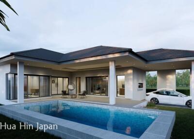 Top Quality New 3 Bedroom Pool Villa Close to Hua Hin Center for Sale (Off-Plan)