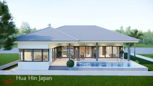 Very Solid New 3 Bedroom Pool Villa Close To Hua Hin Center for Sale (Off Plan)