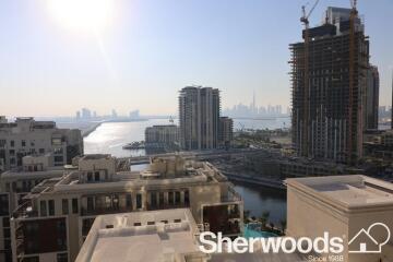 VACANT NEW  BEACH ACCESS  BURJ AND CREEK VIEWS