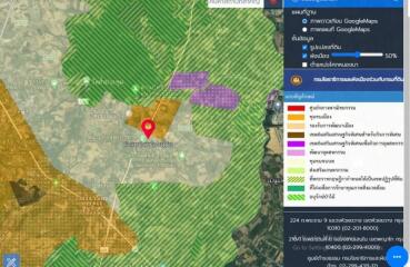 Area map showing zoning and regulations for land use