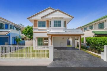 Exterior view of a suburban house