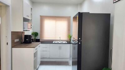 Modern kitchen with appliances and fixtures