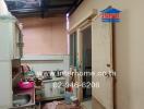 Small kitchen area with basic amenities