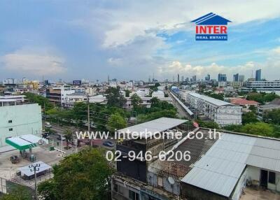 Cityscape view with buildings and skyline