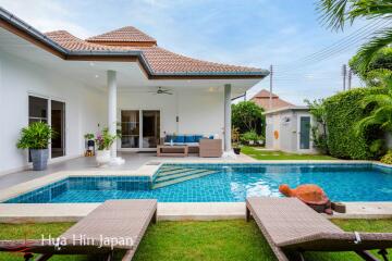 Modern 3 Bedroom Pool Villa For Sale inside Popular Mali Prestige Project in Hua Hin (fully furnished)