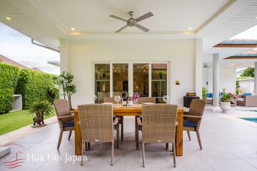 Modern 3 Bedroom Pool Villa For Sale inside Popular Mali Prestige Project in Hua Hin (fully furnished)