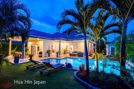 Modern 3 Bedroom Pool Villa For Sale inside Popular Mali Prestige Project in Hua Hin (fully furnished)