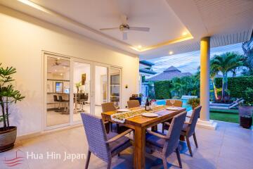 Modern 3 Bedroom Pool Villa For Sale inside Popular Mali Prestige Project in Hua Hin (fully furnished)