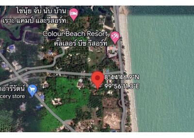 A rare Land in good Location for sale walkable to Ban Ro Beach in Tha Sala, NST