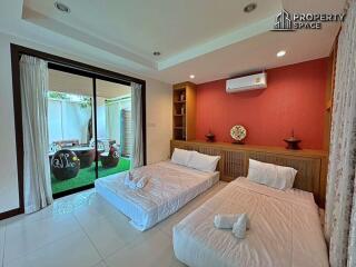 5 Bedroom Pool Villa In Baan Natcha Pattaya For Rent