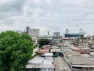 View of a city with buildings and greenery