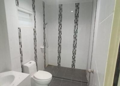 Modern bathroom with tiles