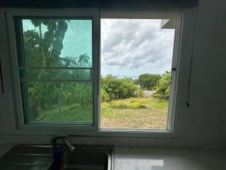 Kitchen with window view