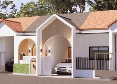 One-story townhouse Behind HomePro Chalong