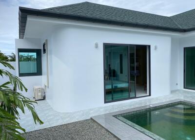 Brand new modern pool villa