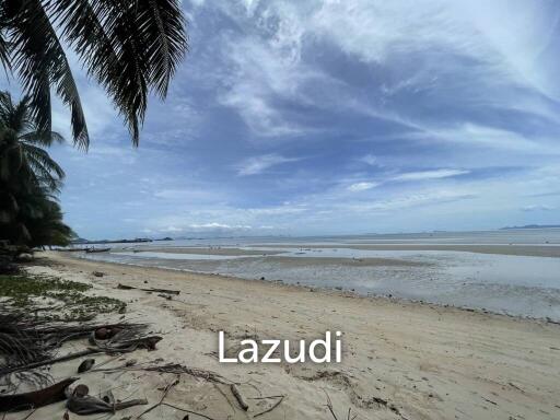 Beach land bangmakam with beautiful sunset view