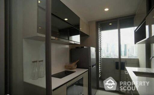 1-BR Condo at The Room Rama 4 near MRT Hua Lamphong