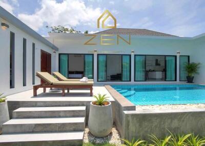 Modern New 3 Bedroom Private Pool Villa for Rent