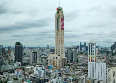 34th floor ! 2BR 2BA Luxury condo for sale Ideo Q Siam - Ratchathewi 69.2 sq m,near BTS Ratchathewi, MRT Samyan ,ARL Phayathai and Near Siam Paragon ！！Fully furnished！！
