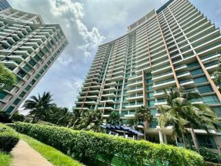 High-rise residential buildings with balconies in a tropical environment