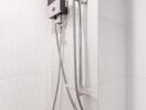 Shower area with water heater