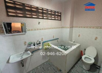 Bathroom with simple utilities