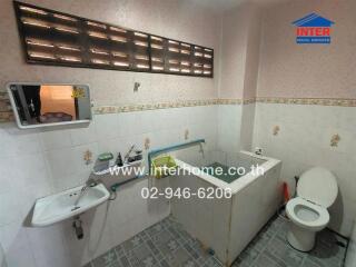 Bathroom with simple utilities