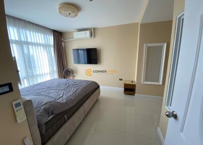 คอนโดนี้ มีห้องนอน 1 Bedrooms ห้องนอน  อยู่ในโครงการ คอนโดมิเนียมชื่อ Beachfront Jomtien