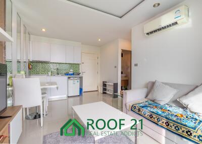 The project  Amazon Residence Jomtien 1 bed 1 bath with many amenities within the project. At the most worthwhile price Don't miss this front!!