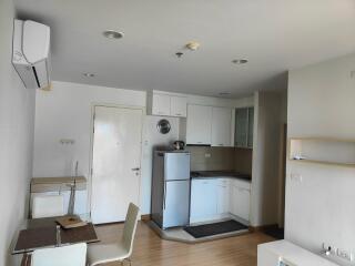 Photo of modern kitchen and dining area in a residential apartment