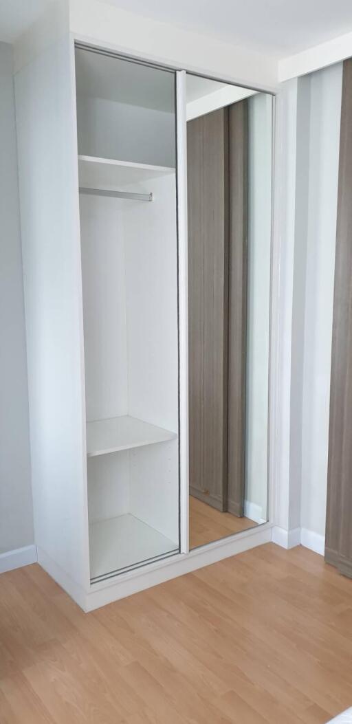 Bedroom wardrobe with mirror