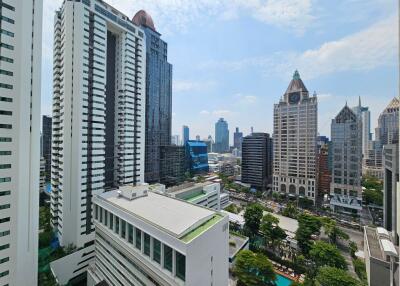 View of cityscape with multiple modern high-rise buildings