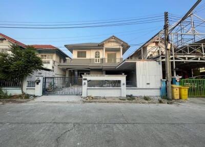 Front view of a two-story house